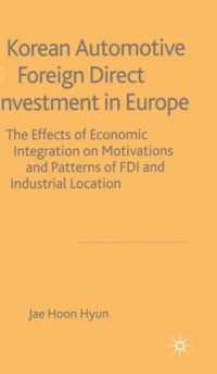 Korean Automotive Foreign Direct Investment in Europe