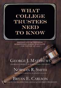 What College Trustees Need to Know