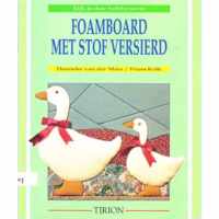 Foamboard met stof versierd