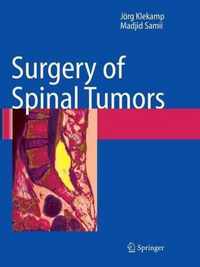 Surgery of Spinal Tumors