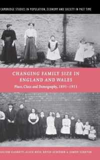 Changing Family Size in England and Wales