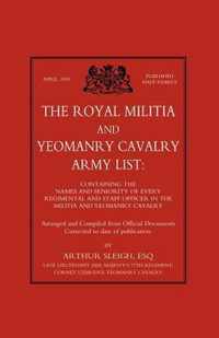 Royal Militia and Yeomanry Cavalry Army List