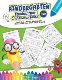 Kindergarten Reading Math And Color Workbooks