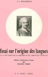 Essai Sur l'Origine Des Langues