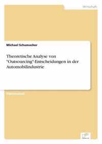 Theoretische Analyse von Outsourcing-Entscheidungen in der Automobilindustrie