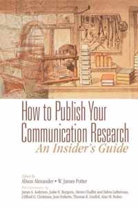 How To Publish Your Communication Resear