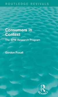 Consumers in Context