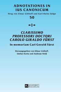 Clarissimo Professori Doctori Carolo Giraldo Fuerst