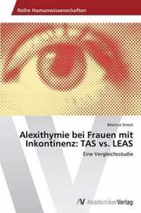 Alexithymie bei Frauen mit Inkontinenz