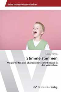 Stimme stimmen