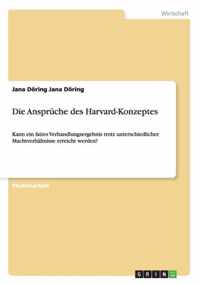 Die Anspruche des Harvard-Konzeptes