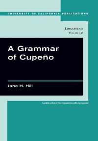 A Grammar Of Cupeno