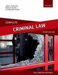 Complete Criminal Law