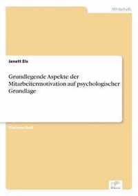 Grundlegende Aspekte der Mitarbeitermotivation auf psychologischer Grundlage