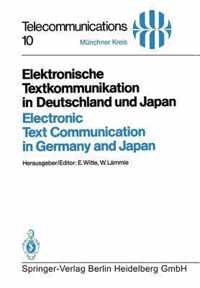 Elektronische Textkommunikation in Deutschland und Japan / Electronic Text Communication in Germany and Japan