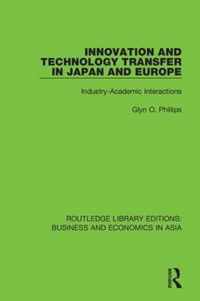 Innovation and Technology Transfer in Japan and Europe