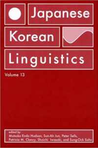 Japanese/Korean Linguistics V13