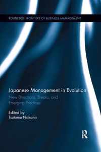 Japanese Management in Evolution