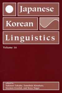 Japanese and Korean Linguistics V16