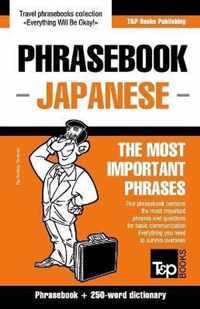 English-Japanese Phrasebook and 250-Word Mini Dictionary