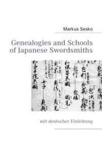 Genealogies and Schools of Japanese Swordsmiths