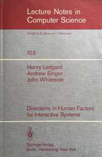 Directions in Human Factors for Interactive Systems