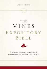 The NKJV, Vines Expository Bible, Cloth over Board, Comfort Print