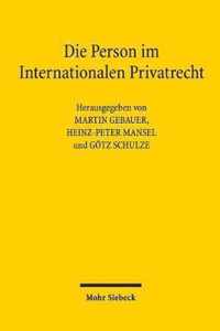 Die Person im Internationalen Privatrecht