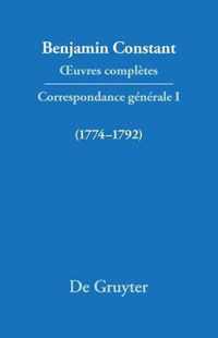 OEuvres completes, I, Correspondance 1774-1792