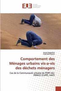 Comportement des Menages urbains vis-a-vis des dechets menagers