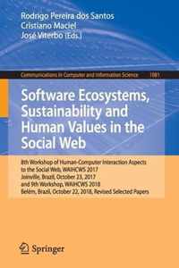 Software Ecosystems, Sustainability and Human Values in the Social Web