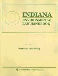 Indiana Environmental Law Handbook