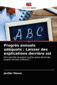 Progres annuels adequats