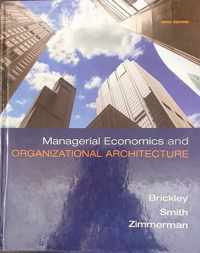 Managerial Economics N Orgn Architecture