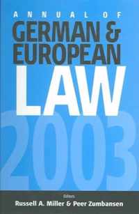 Annual of German and European Law (AGEL)