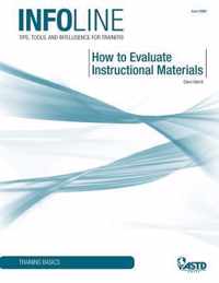 How to Evaluate Instructional Materials