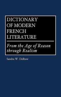 Dictionary of Modern French Literature