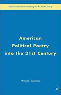 American Political Poetry in the 21st Century