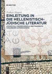 Einleitung in die hellenistisch-judische Literatur