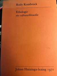 Ethologie en cultuurfilosofie