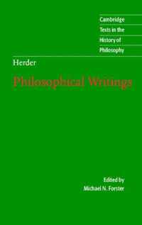 Herder: Philosophical Writings