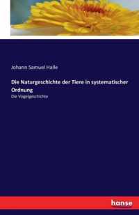 Die Naturgeschichte der Tiere in systematischer Ordnung