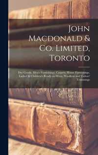 John Macdonald & Co. Limited, Toronto