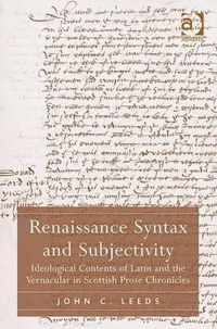 Renaissance Syntax and Subjectivity