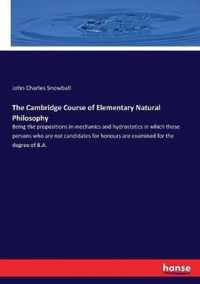 The Cambridge Course of Elementary Natural Philosophy