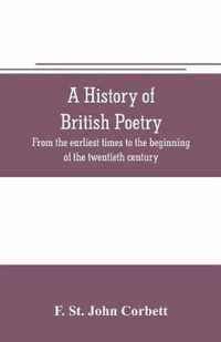 A history of British poetry