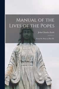 Manual of the Lives of the Popes