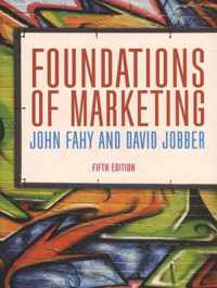 Foundations of Marketing