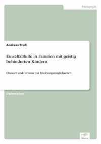 Einzelfallhilfe in Familien mit geistig behinderten Kindern