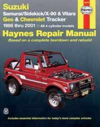 Suzuki Samurai, Sidekick, X-90 & Vitara, Geo/Chevrolet Tracker (86 - 01)